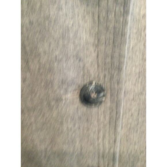 Vtg Womens Wool Long Line Pea Coat Size M L Grey Classic Quiet Luxury Preppy - Picture 6 of 10